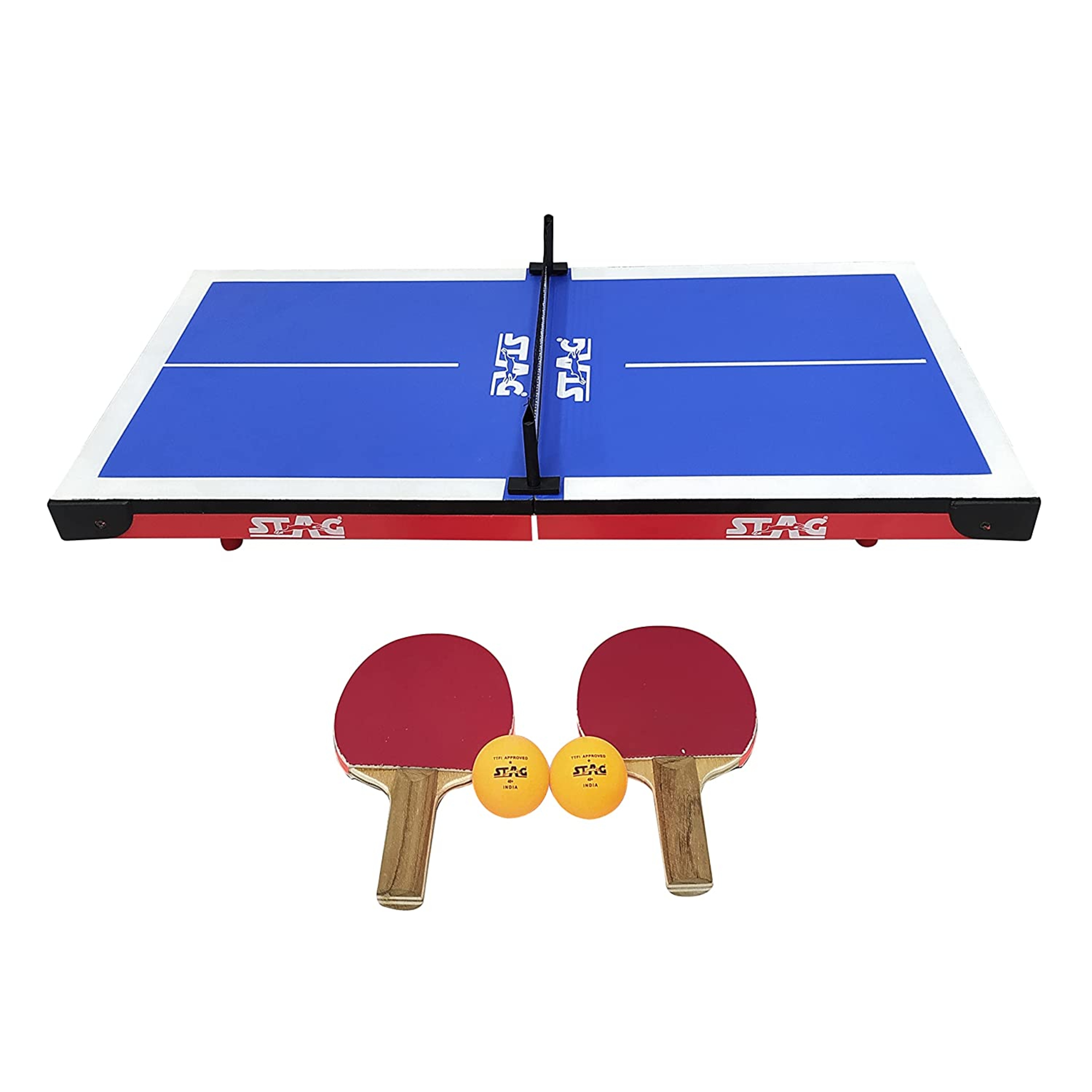STAG GLOBAL Super Mini Table Tennis Set – Compact & Portable Fun Anywhere, Anytime - Image 1