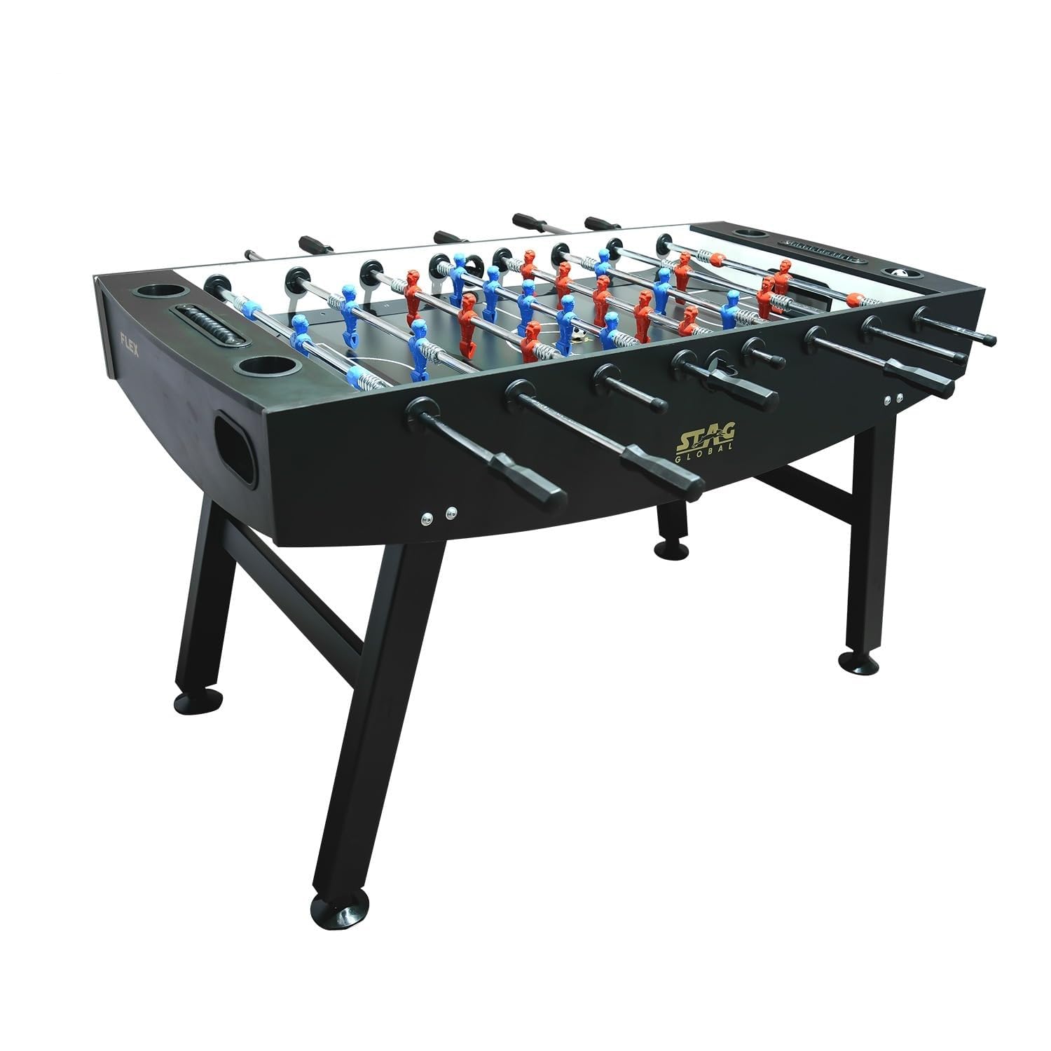STAG GLOBAL Flex Foosball Table | Premium Table Soccer for Kids | Adults with Cup Holders | Ideal for Home & Club - Image 2