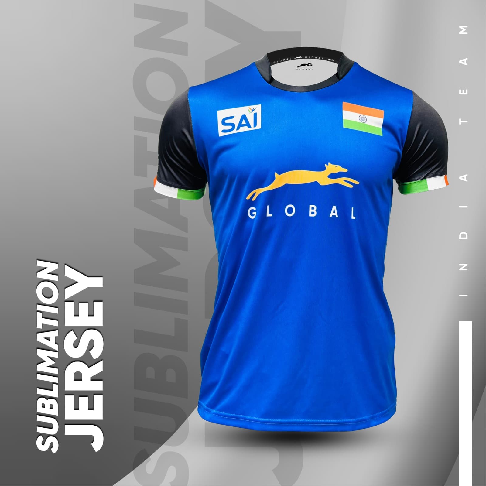 STAG GLOBAL Indian Team Official Jersey | Sublimation Indian Team Jersey - Image 2