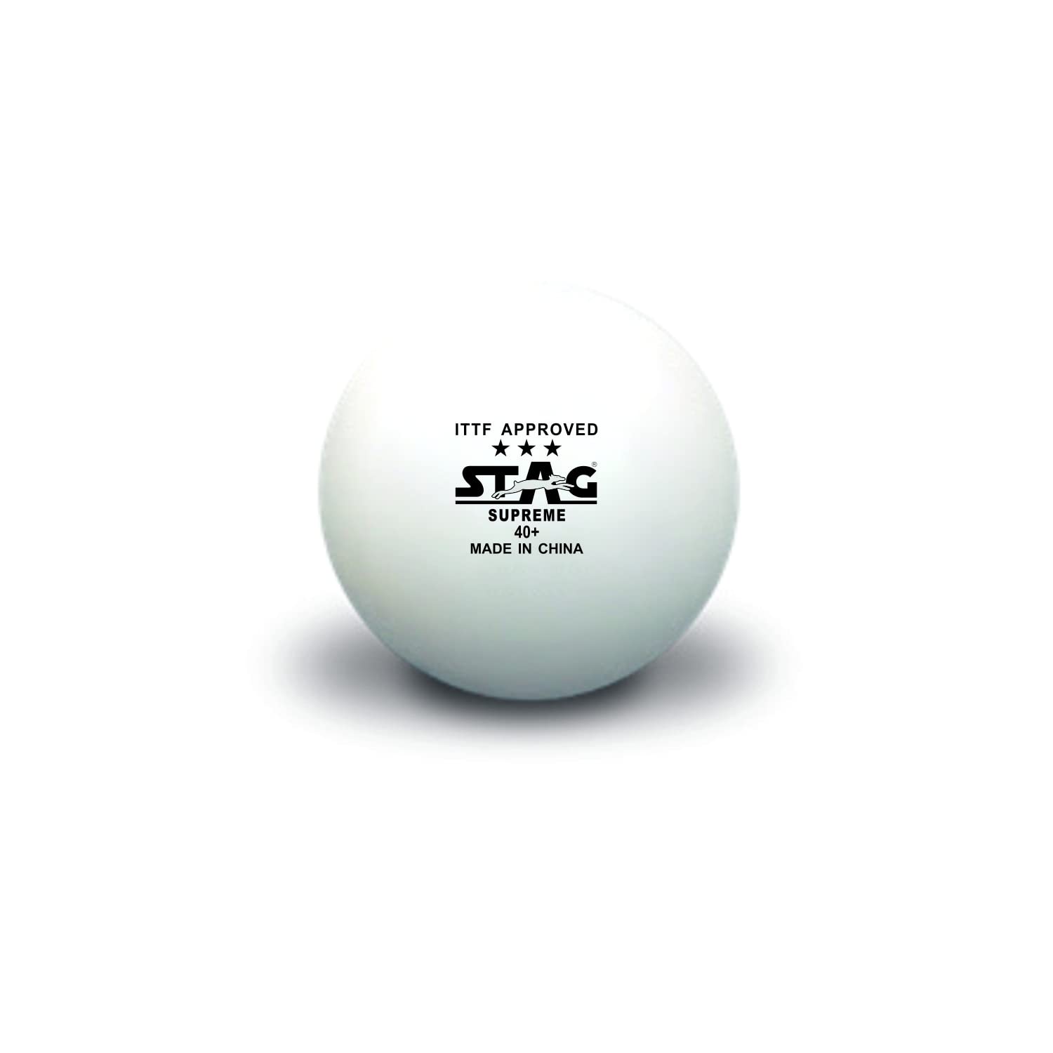 STAG GLOBAL 3 Star Supreme Table Tennis Ball | ITTF Approved, 40+ - Image 1