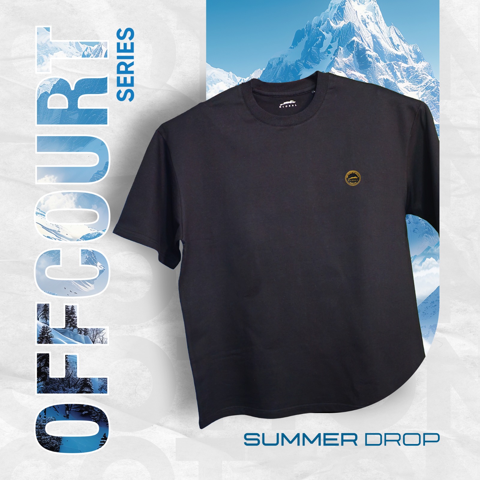 STAG GLOBAL | Limited Edition | Off Court Series | Summer Drop | Oversized T-Shirt | 100% Premium Cotton - Image 1