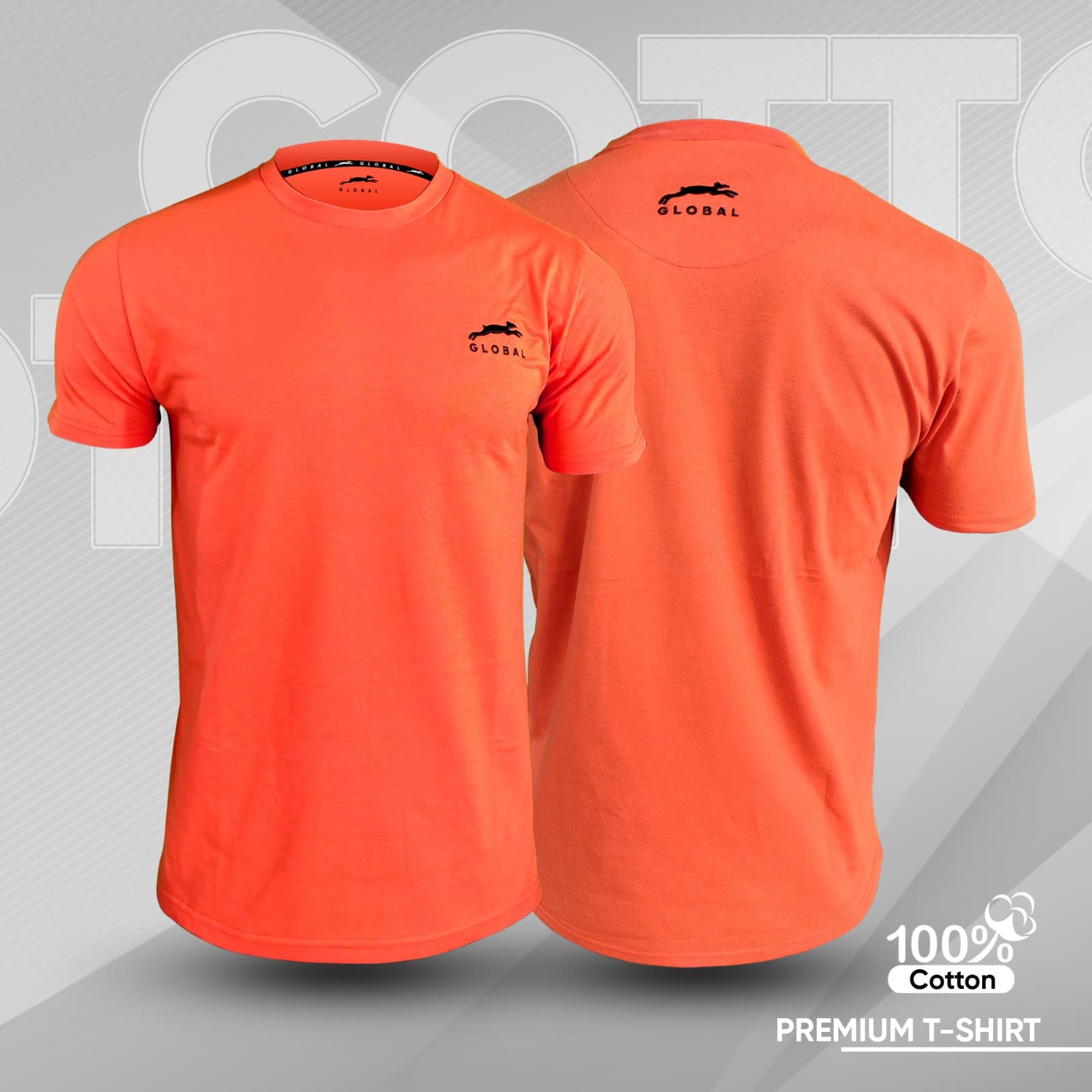 STAG GLOBAL Cotton Classic Men's T-Shirt | Lightweight & Breathable | Classic Fit for Active & Casual Wear - Image 1