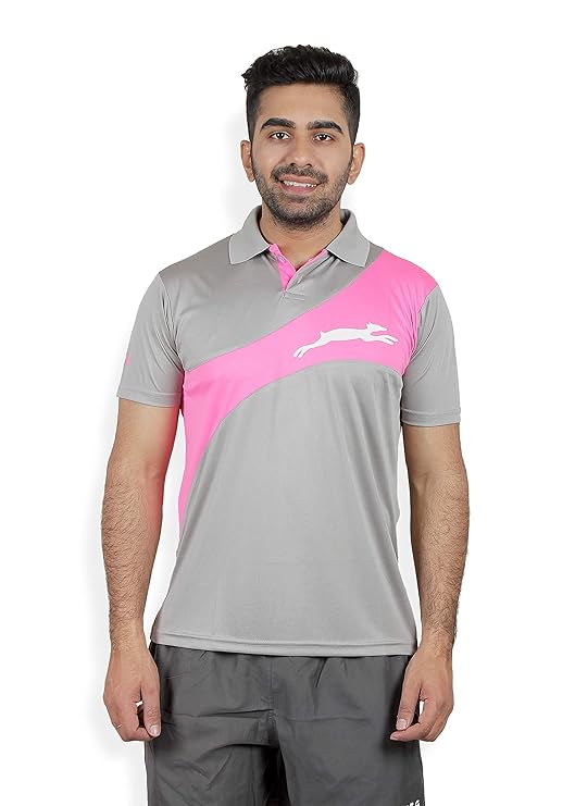 STAG GLOBAL Aim Men's Athletic Fit Polo T-Shirt | Solid Sportswear for Active & Casual Use - Image 1