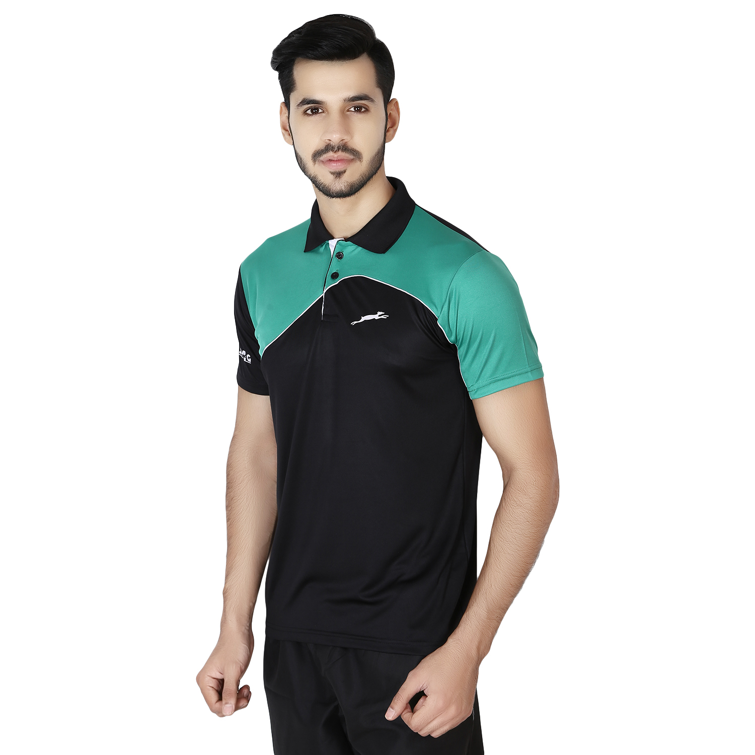 STAG GLOBAL Spin Men's Polo Sports T-Shirt | Athletic Fit | Breathable Performance Wear - Image 1